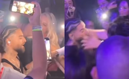 Maluma: Fanática trata de besar a la fuerza al cantante y así reacciona