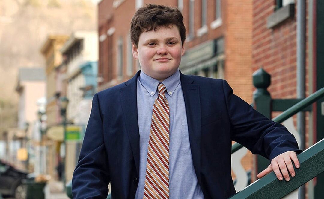 Ethan Sonneborn, candidato a gobernador de Vermont, EU. Foto: AP