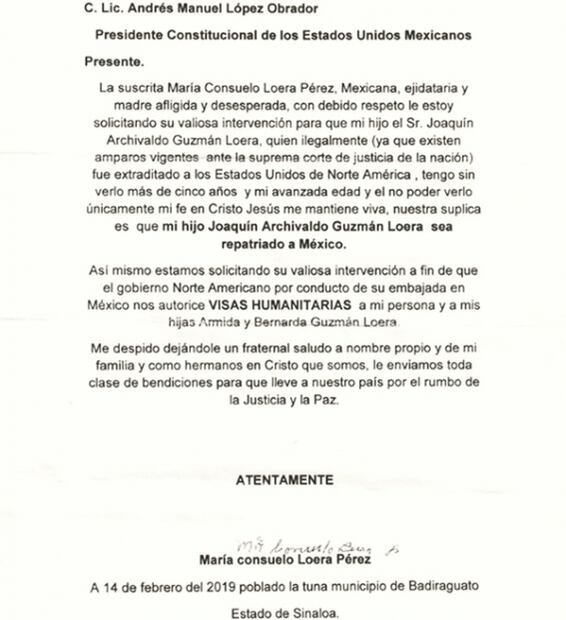 Aceptan apoyar con visas a hermanas de "El Chapo"