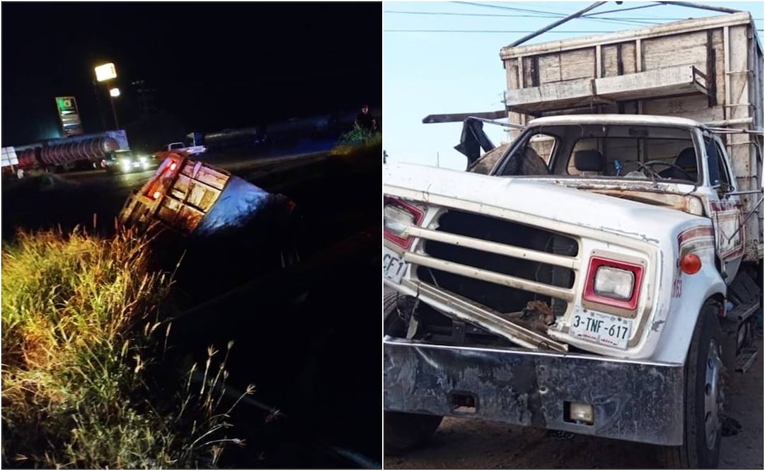 Cae camión de fertilizante y contamina agua de Los Mochis