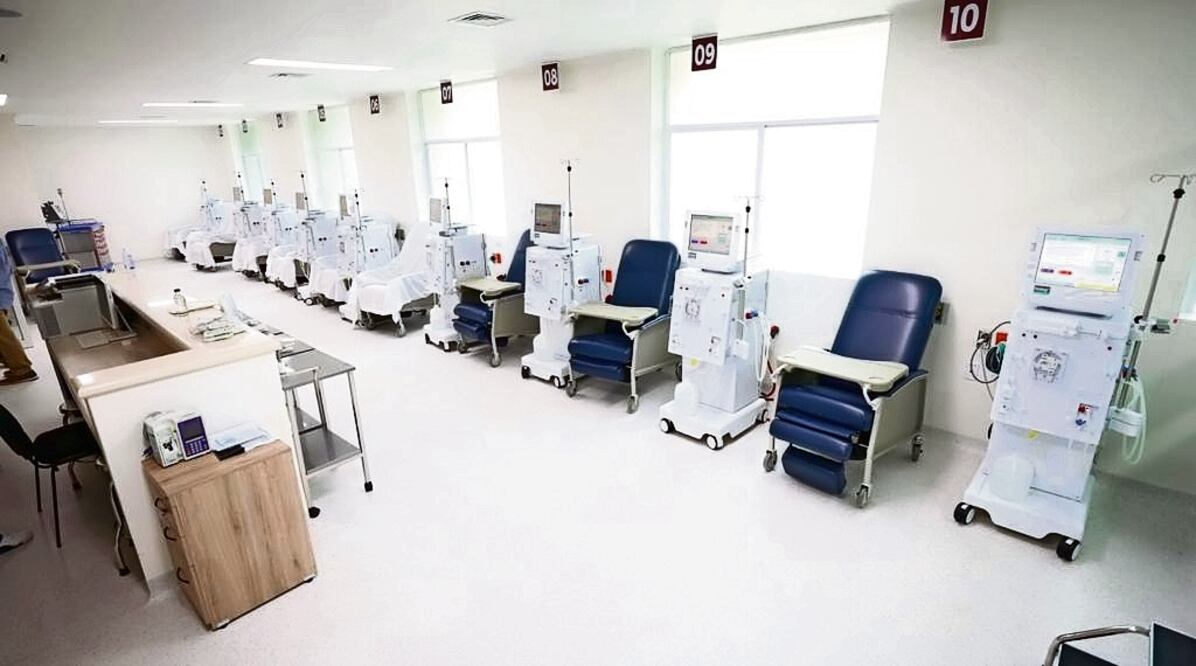 La unidad está equipada con 13 equipos, cada uno con sillón reclinable multiposiciones. Foto: Especial