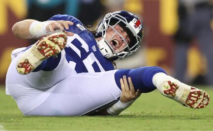 VIDEO: La terrible lesión de Nick Gates con los Giants
