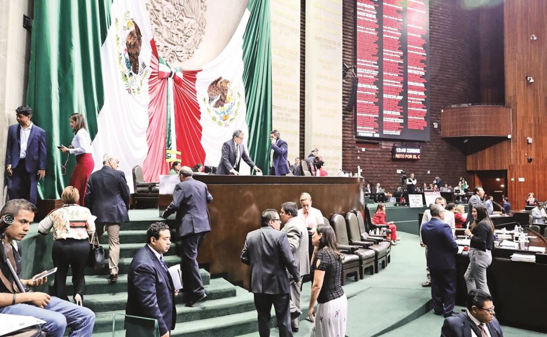 Salón de sesiones de la Cámara de Diputados. Foto: Archivo/El Universal