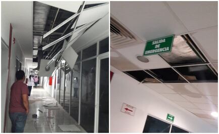 "Willa" daña techo de hospital en Escuinapa, Sinaloa