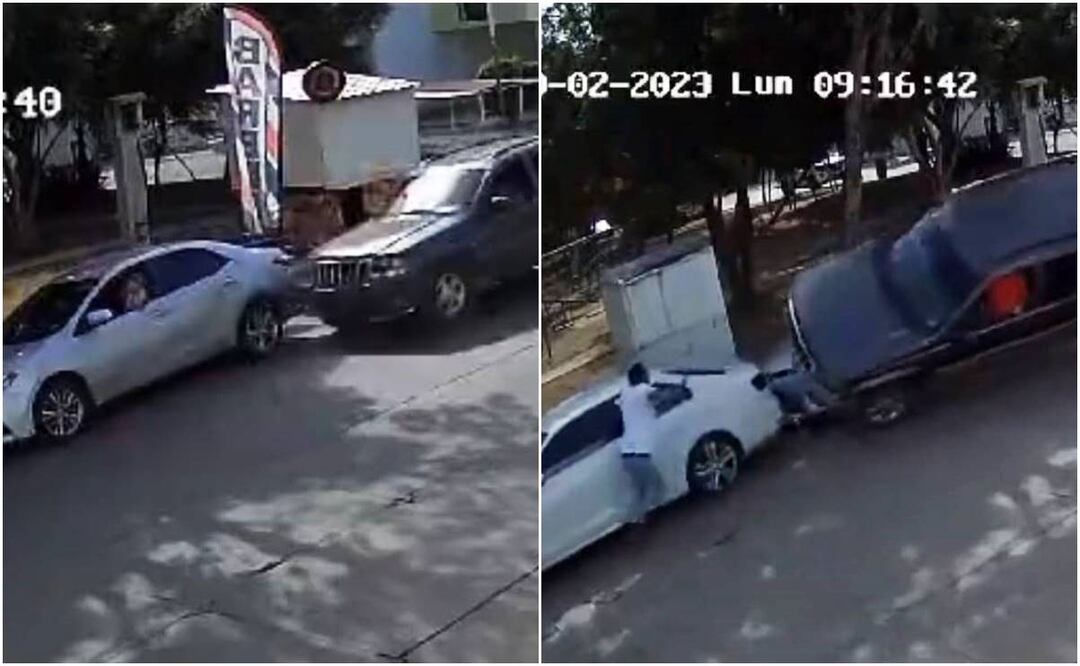 Bebé se salva de milagro cuando camioneta cae encima de él en Culiacán, Sinaloa. Foto: Especial