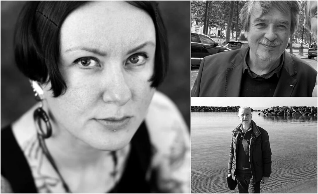 Iryna Shuvalova, Jean Portante y Alessio Brandolini, escritores.
Fotos: Instagram y Fb