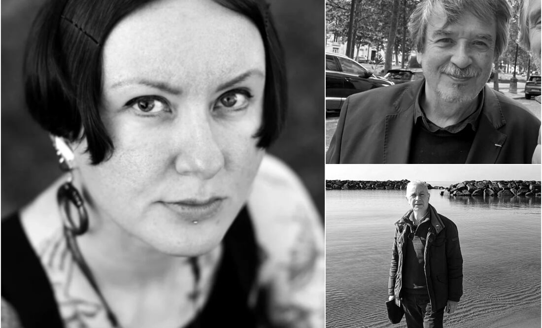 Iryna Shuvalova, Jean Portante y Alessio Brandolini, escritores.
Fotos: Instagram y Fb