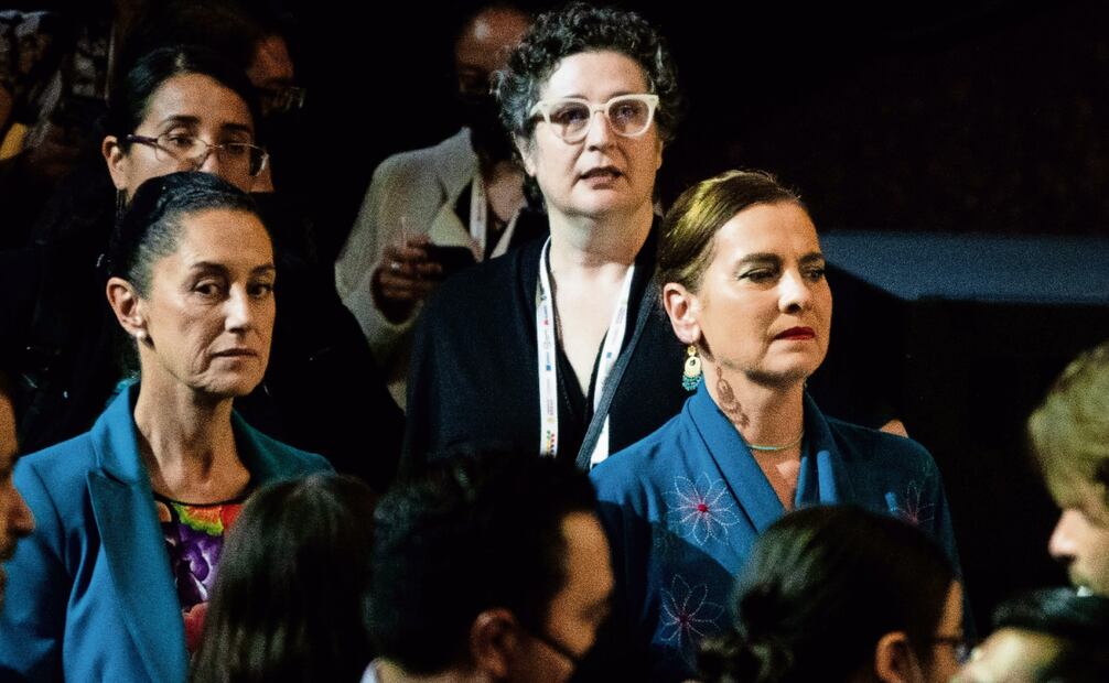 La hoy presidenta Claudia Sheinbaum, durante su participación en el Mondiacult 2022. Foto: Archivo / EL UNIVERSAL