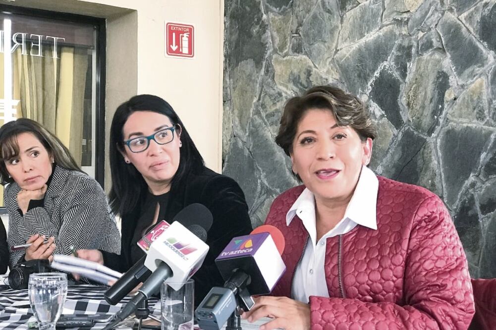 Delfina rechazó ser “candidata de dedazo” en Morena, argumenta que lleva meses recorriendo el territorio mexiquense. (REBECA JIMÉNEZ. EL UNIVERSAL)