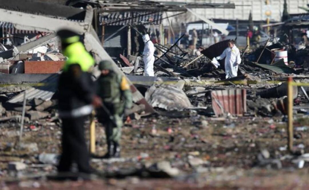 Explosion at the San Pablito fireworks market - Photo: REUTERS/Edgard Garrido