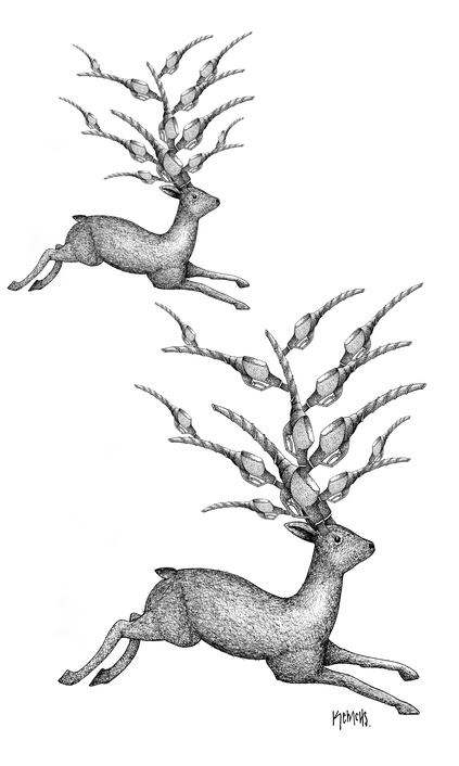 Por las nubes navideñas