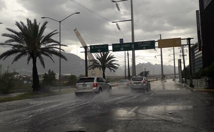 Suspenden actividades de industria y comercio por intensas lluvias en NL