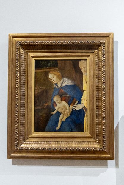 Un investigador del MET de NY confirmó en septiembre de 2025 que "La Sagrada Familia" sí es de Botticelli.
Foto: Hugo Salvador / EL UNIVERSAL