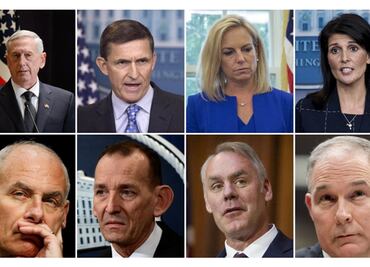 Ellos son todos los que han dejado la administración de Trump... hasta ahora