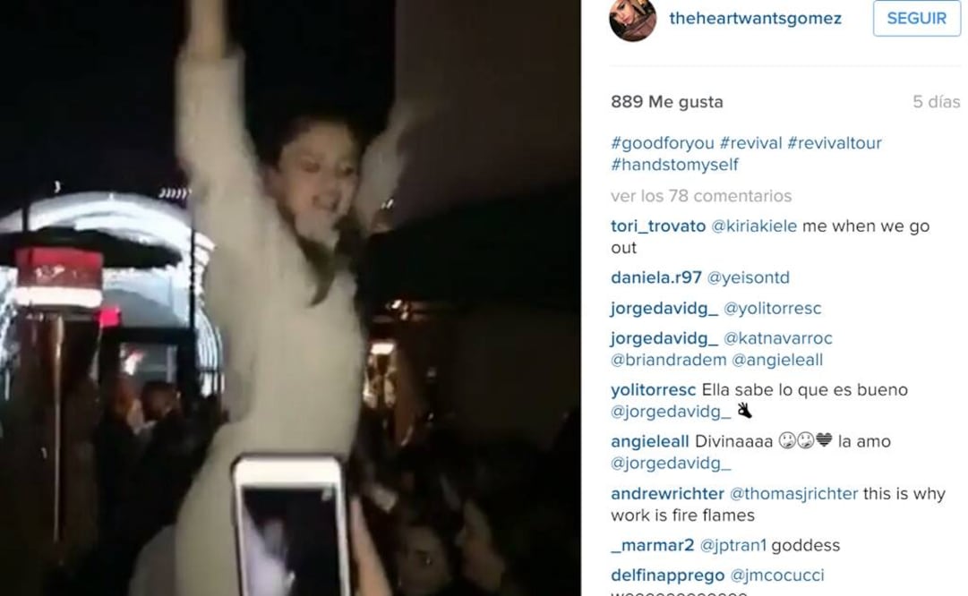 . (FOTO de Instagram: theheartwantsgomez)