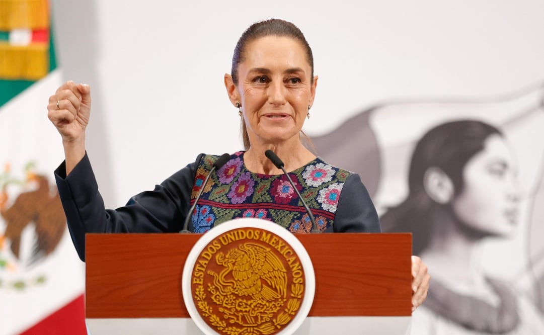 Claudia Sheinbaum dará el primer Grito de Independencia como Presidenta de México desde el balcón presidencial en Palacio Nacional. Foto: Diego Simón / EL UNIVERSAL