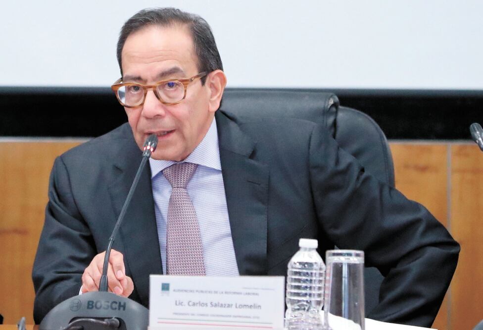 Carlos Salazar, presidente del CCE, asegura que mantiene una buena comunicación con Andrés Manuel López Obrador. “Yo hablo a su oficina cada vez que se requiere”, afirma. Foto: ARCHIVO EL UNIVERSAL