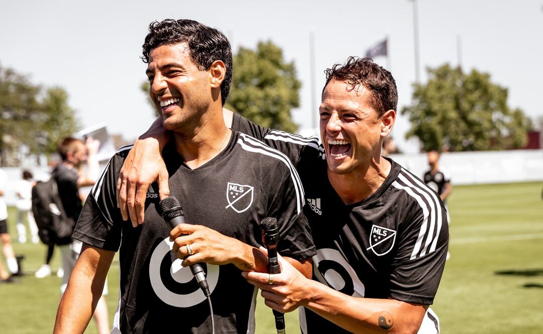 Carlos Vela y Javier Hernández - FOTO: @SomosLAFC