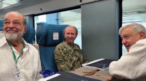 AMLO difunde escenas inéditas de la inauguración del Tren Maya