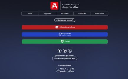 Lanzamiento de la plataforma digital "aprende.org" de Carlos Slim