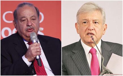 Revela AMLO que comió con Carlos Slim, pero no coinciden en varios temas