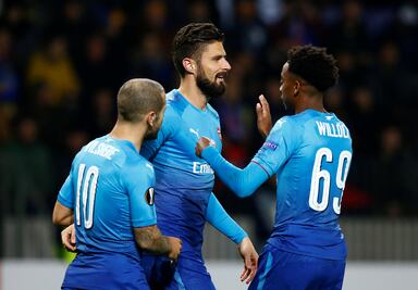 Arsenal consigue primera victoria en Europa League