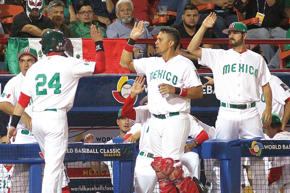 Agustín Murillo disparó un doblete de tres carreras, Leo Heras y Esteban Quiroz pegaron cuadrangulares de dos anotaciones cadauno y México vencía 11-0 a Nicaragua. (Foto: GONZALO GONZÁLEZ. JAM MEDIA)