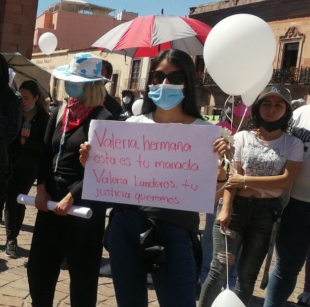 Marchan contra la violencia tras hallazgo sin vida de Valeria y cuatro jóvenes más, asesinados en Zacatecas 