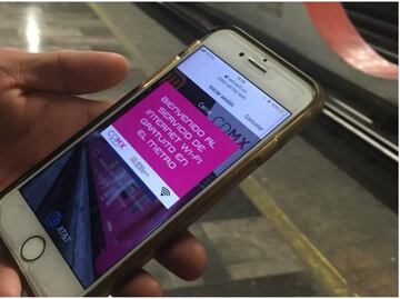 ¿Cómo funciona el WiFi en el metro de la CDMX?