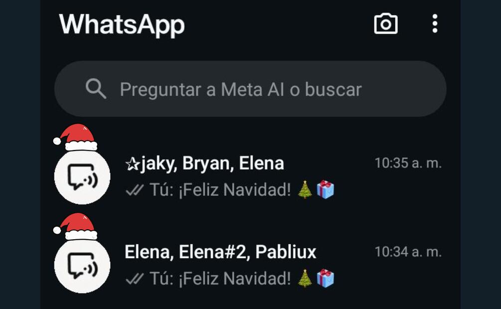Las listas de difusión de WhatsApp admiten hasta a 250 usuarios. Foto: Captura de pantalla