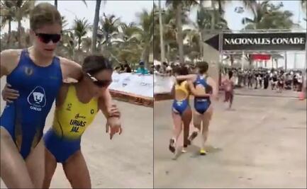 VIDEO: La triatleta Gabriela Urias sorprende con conmovedor gesto de compañerismo