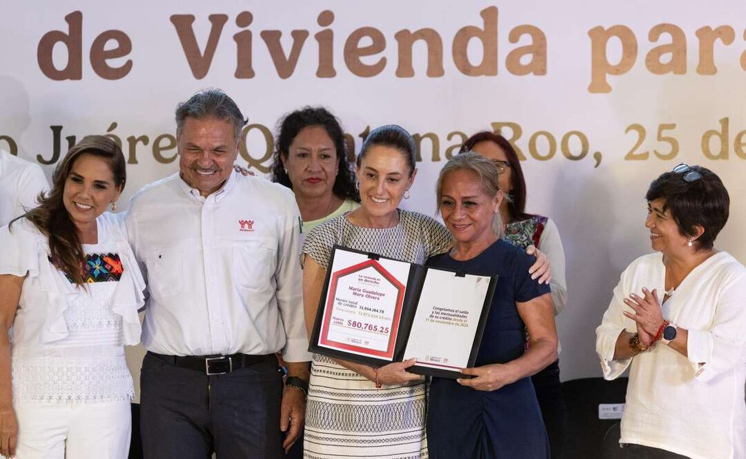 Claudia Sheinbaum en Quintana Roo. Foto: Hugo Salvador/EL UNIVERSAL