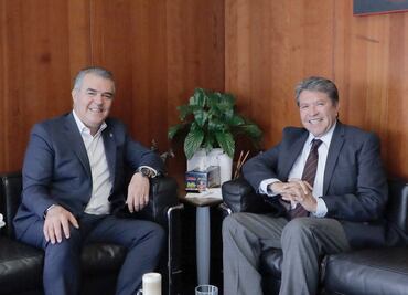 Ricardo Monreal se reúne con Francisco Cervantes, líder de la cúpula empresarial