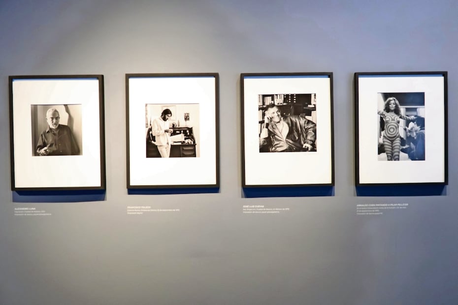 Arquitectura, Retratos y Fototextos, son los tres temas en los que se divide la muestra de la colaboradora de EL UNIVERSAL. Foto: KARLA GUERRERO/ EL UNIVERSAL
