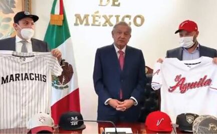 AMLO anuncia dos nuevos equipos para la Liga Mexicana de Beisbol