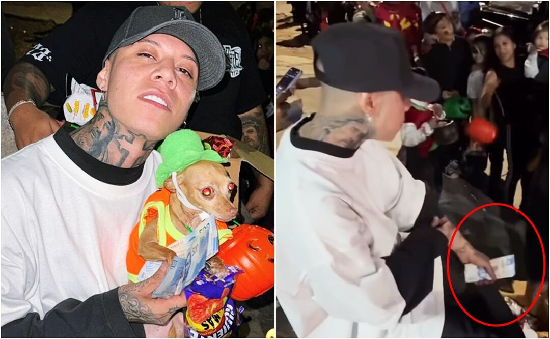 Santa Fe Klan salió a las calles de Guanajuato a entregar calaveritas a sus fans y vecinos.
Fotos: Instagram