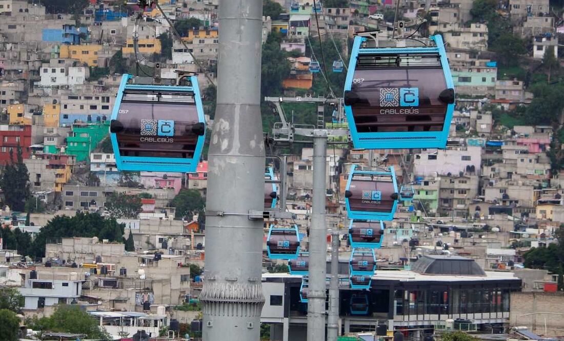 Reapertura de la Línea 2 del Cablebús luego de que permaneció cerrada durante dos semanas por trabajos de mantenimiento. Foto: Luis Camacho/EL UNIVERSAL