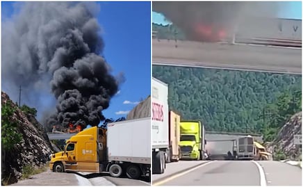 VIDEO: Violencia se extiende al sur de Sinaloa; incendian vehículos y camiones en maxipista Mazatlán-Durango