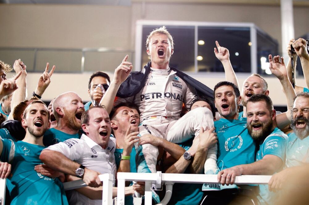 Rosberg se convierte en el tercer alemán en ser campeón (HAMAD I MOHAMMED. REUTERS)