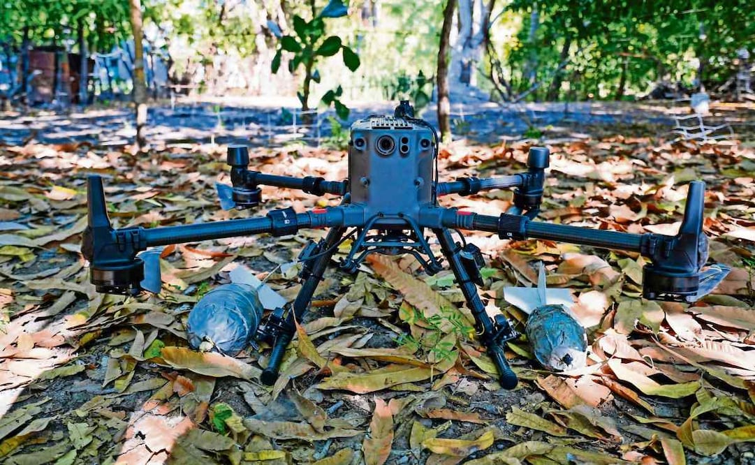 Los cárteles han pasado del uso de drones para labores de halconeo a utilizarlos como una forma de intimidación por medio del bombardeo aéreo en poblaciones. Foto: ARCHIVO CUARTOSCURO