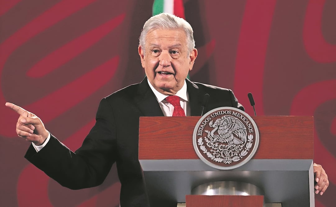 El presidente Andrés Manuel López Obrador asegura que grupos opositores apuestan por tumbar al fiscal general de la República. Foto: Berenice Fregoso. EL UNIVERSAL