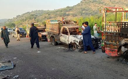 Al menos 22 muertos en un ataque insurgente contra viajeros en el sur de Pakistán