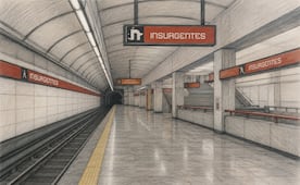 ¡Lleno total! Cierran la estación Insurgentes de la línea 1 del metro por evento