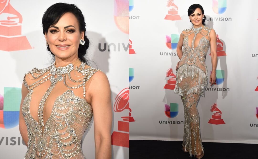 Maribel Guardia impactó a su paso por la alfombra roja  FOTO:AFP