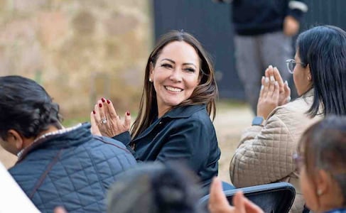 Le cae el Grinch al encendido del árbol navideño en Guanajuato