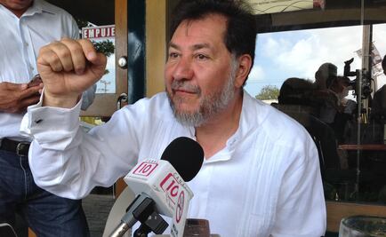 Noroña pide unir fuerzas contra el PRI en Q.Roo