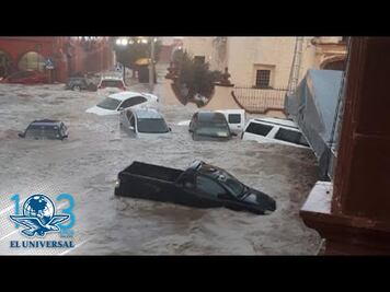 Tromba deja daños materiales en Matehuala, SLP