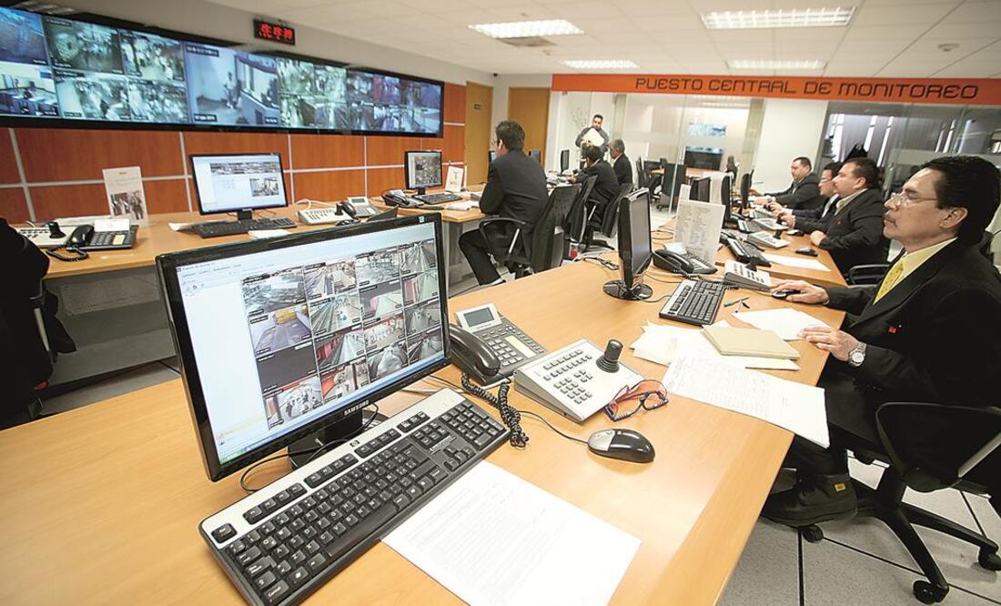 Cámaras de seguridad del Metro