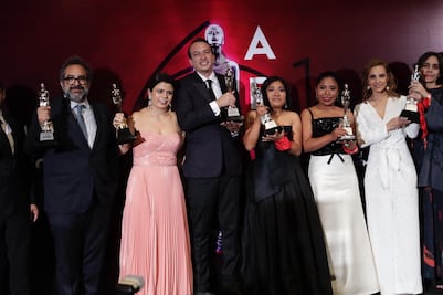 ROMA se lleva la noche en los Premios Ariel