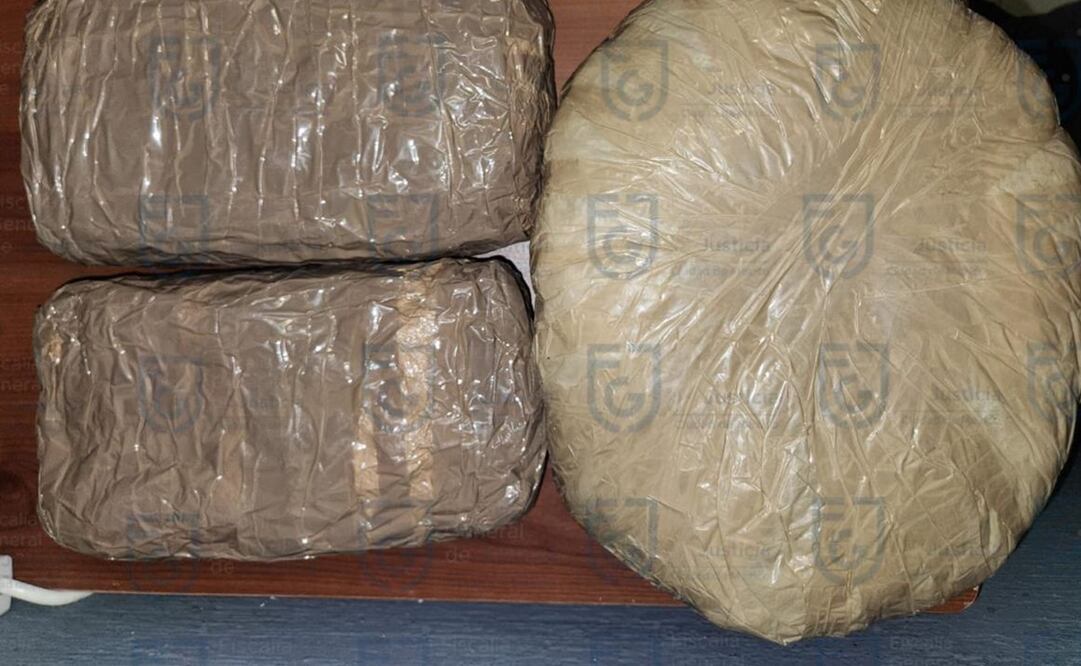 Droga decomisada en casa de "El Chori" en Naucalpan. Foto: Especial